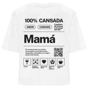 Camiseta Mamá 100% Cansada