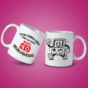 Taza Cumpleaños Retro Gamer