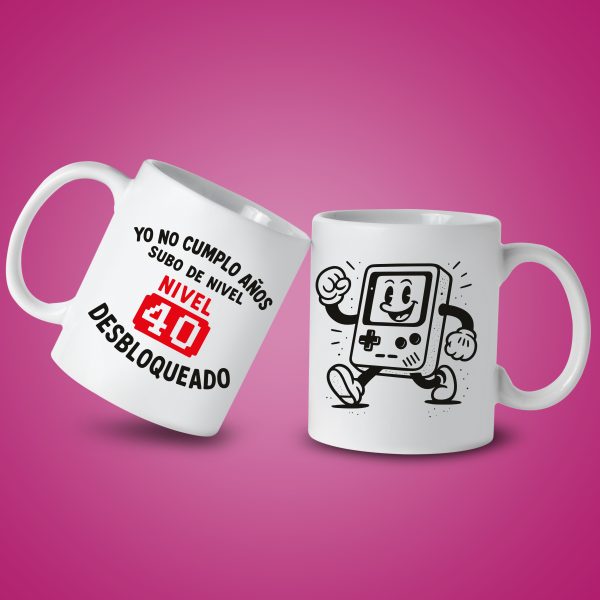 Taza Cumpleaños Retro Gamer